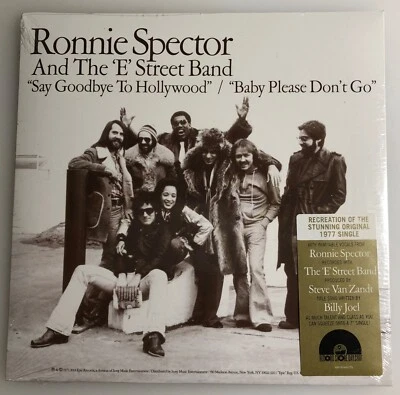 Ronnie Spector w/ E Street Band / Say Goodbye To Hollywood / 45 w PS Mint Sealed - Image 1 of 4