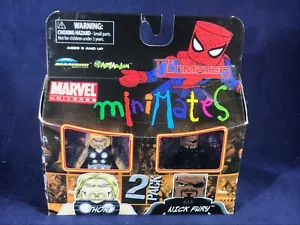 Y2-47 MINI-MATES ACTION FIGURE 2-PACK - THOR F NICK FURY - MARVEL - Picture 1 of 5