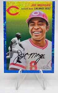 JOE MORGAN 2023 TOPPS CHROME PLATINUM BLUE DIAMOND /199 (FREE SHIP OVER $10) - Picture 1 of 3