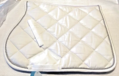 Nueva almohadilla de sillín multiusos Lami-Cell “CLASSICAL” ventilada, blanca tamaño completo caballos  Foto 1 de 4