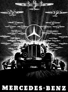 Zweiter Weltkrieg Deutsches Mercedes-Benz Luftfahrtmotoren Poster - Bild 1 von 1