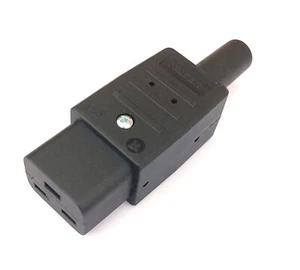 IEC Stecker C19 16a Martin Kaiser vergoldet Netzkabel Stecker - Bild 1 von 4
