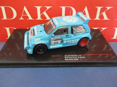 Die cast 1/43 Modellino Auto MG Metro 6R4 Rally RAC 1986 W. Rutherford by Ixo - Immagine 1 di 4