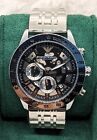 Emporio Armani Meccanico Quartz Chronograph Analog Date Indicatr Men Wrist Watch