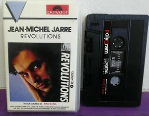 JEAN MICHEL JARRE Revolutions CASSETTE TAPE Official Import POLYGRAM - Picture 1 of 2