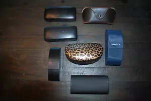 Estuches para gafas de diseño asst. 7 piezas Guess, Nike, Nautica Ralph Lauren - Imagen 1 de 1