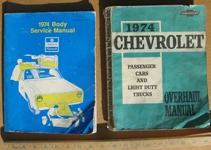 2) Chevrolet 1974 revisión y carrocería Chrysler manual autos de pasajeros y camionetas ligeras - Imagen 1 de 7