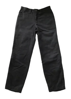 PANTALON DOCKERS KHAKIS REGULAR W31 L32 NOIR PANTALON TISSU FERMETURE ECLAIR - Photo 1/4