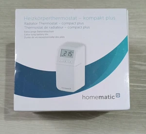 1 Homematic IP HmIP-eTRV-CL Smart Home Heizkörperthermostat kompakt plus NEU OVP - Picture 1 of 5