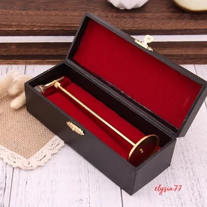 1/6 Scale Vintage Professional Dollhouse Miniature Copper Microphone Ornament - Picture 1 of 8