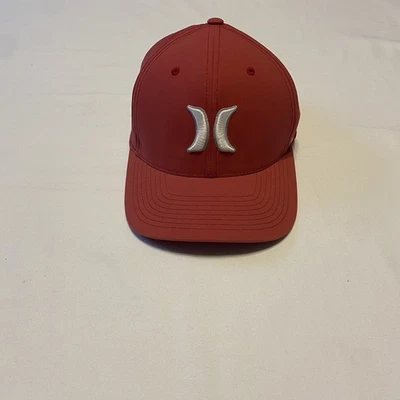 Gorra Hurley Icon Sólida Flexfit Talla S/M Rosa Blanco Logo Nike Dri Fit Foto 1 de 4