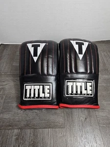 Title Box Profi Old School Ledertasche Handschuhe 3.0 - Schwarz Regular - Bild 1 von 7