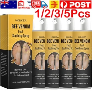 1-5X Bee Venom Foot Care Soothing Spray Deeply Nourishes Foot Sanitizer Relieve - Picture 1 of 16