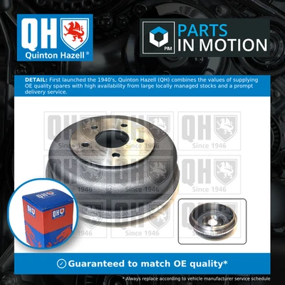 Brake Drum fits FORD CORTINA Mk4 1.3 Rear 75 to 79 JAC QH 4467600 5135045 New - Изображение 1 из 4