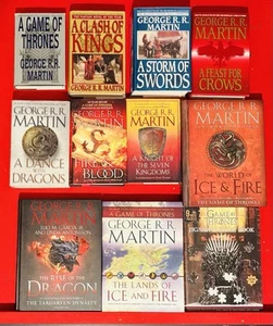 GAME OF THRONES 1-5 1st Edition HC/#1 BCE-7 Bonus Bk-Song Ice&Fire George Martin - Picture 1 of 16