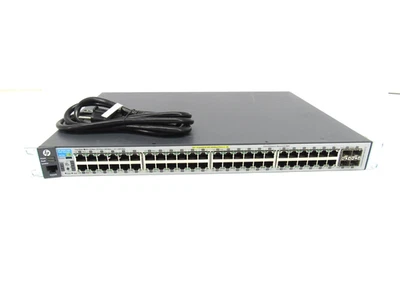 Conmutador Ethernet HP Aruba 2530-48G J9772A 48 puertos Gigabit PoE+ con RMK Foto 1 de 4