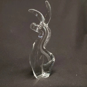 Vintage Royal Sweden Crystal FM Konstglas Ronneby Donkey Figurine - Picture 1 of 16