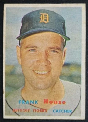 1957 Topps #223 Frank House Detroit Tigers - EX - Image 1 of 2