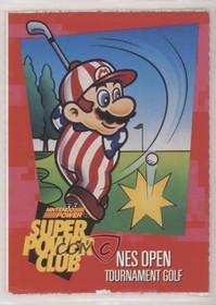 1992-95 Nintendo Super Power Club NES Open Tournament Golf #86 0ni9