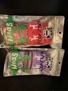 Kalakids Sport Socks Knee High 2 packs purple and red xs - Picture 1 of 2