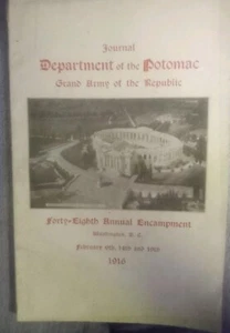Journal Department Of The Potomac Forty-Eighth Annual Encampment 1916 - Bild 1 von 5