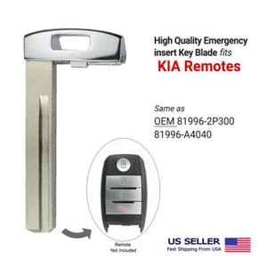 Smart Remote Emergency Insert Key Blade For Kia 81996-2P300 81996-A4040 - Picture 1 of 3
