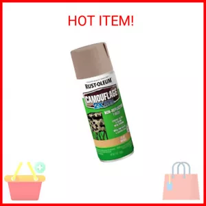 Rust-Oleum 279177 Camouflage 2X Ultra Cover Spray Paint, 12 oz, Khaki - Picture 1 of 1