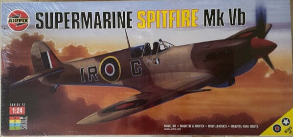 NOB Airfix A12005 1:24 Scale Supermarine Spitfire VB Classic Kit Series 12 [U4]