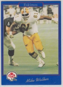 1991 Jogo #7 esquimales Mike Walker Edmonton corte Washington St. - Imagen 1 de 1