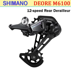 Desviador trasero Shimano DEORE M6100 12 velocidades SGS jaula larga sombra - Imagen 1 de 2