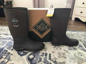 Muck Boots Men’s Size 10 Brown Edgewater Classic High Pull On Hunting Fishing - Picture 1 of 8