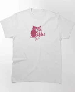 Maglietta Charm Clairo Gatto Migliori Amici Disegno Classico - Foto 1 di 4