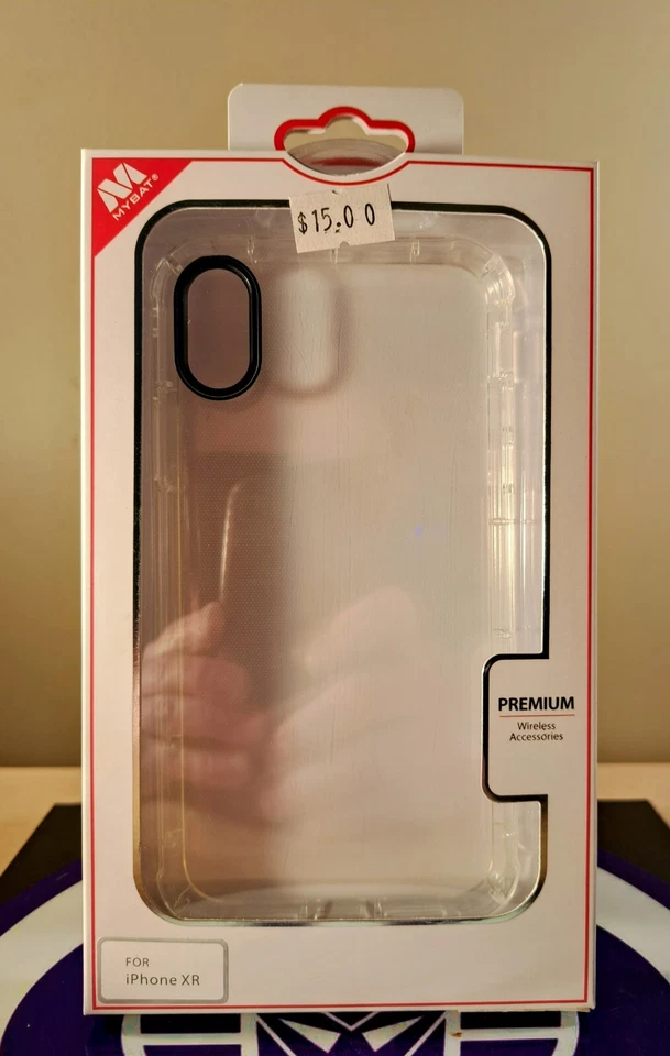MYBAT TUFF APPLE IPHONE XR HYBRID CELL PHONE CASE PROTECTOR CLEAR - Image 1 of 1