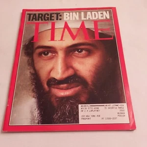 2001 October 1, TIME Magazine, Target:  Bin Laden (MH390) - Picture 1 of 3
