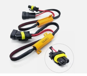 H7 LED DRL Fog Light Canbus 50W 6Ohm Resistor Wiring Canceller Decoder - Bild 1 von 3