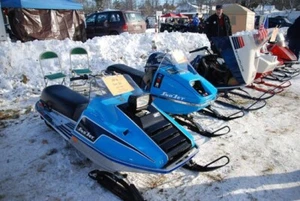 1975 Sno-Jet Thunder Jet 440 Snowmobile SLED Poster 24 X 18 Inch SWEET! - Picture 1 of 2