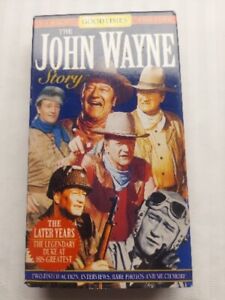 John Wayne Story The Later Years 1994 VHS.