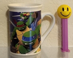 2016 TMNT Ninja Turtles Mug Ceramic Coffee Cup Viacom Animation - Picture 1 of 7