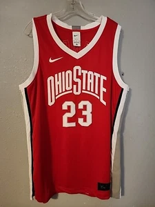 Lebron James Nike Elite Ohio State Buckeyes Basketball Jersey Mens XL NWT - Picture 1 of 6