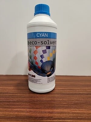 Eco Solvent Ink Blue Cyan for Wide Format Printers Roland-Mutoh-Mimaki - Image 1 of 4