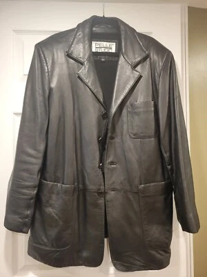 PELLE STUDIO MEN'S LEATHER COAT SIZE L - Изображение 1 из 4