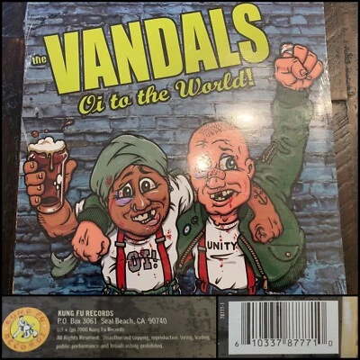 THE VANDALS Oi To The World! LP Vinyl SEALED-Operation Ivy Suicide Machines NOFX - Image 1 of 4