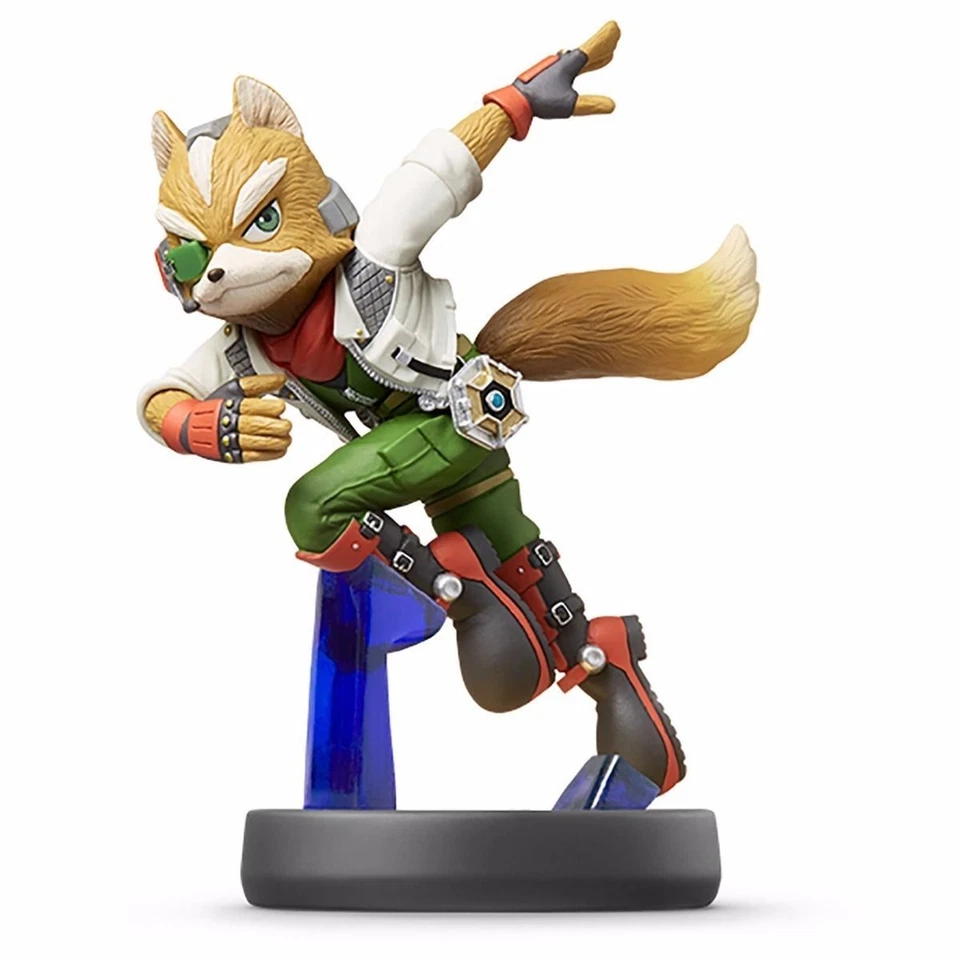 Amiibo Super Smash Bros. NFC Figure Fox McCloud For Nintendo Wii U