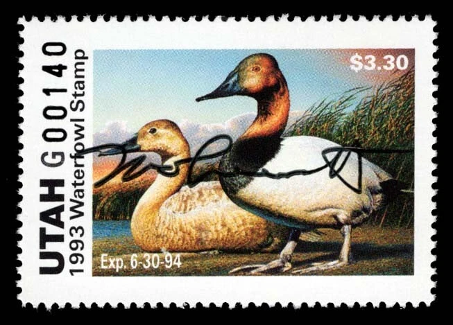 UT8Gs — 1993 Utah Hand-signed Governor Edition - Image 1 of 1