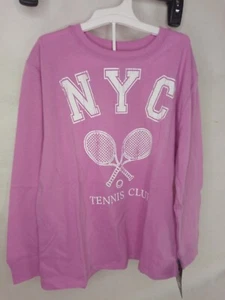 Art Class Girls Top XS Tee Long Sleeve Graphic T Shirt Purple XS 4 / 5 - Picture 1 of 6