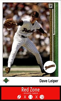 1989 Upper Deck - #363 Dave Leiper NM Set Break. - Image 1 of 2