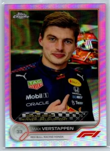 2022 Topps Chrome F1 Pink Grand Prix Winner Max Verstappen /75 - Picture 1 of 2