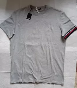 DSQUARED2 Band T-Shirt Underwear Grau Neu - Bild 1 von 6