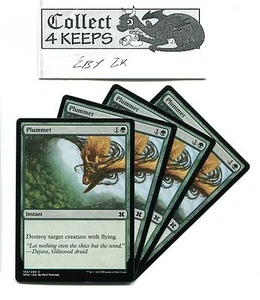 Magic MTG Modern Masters 2015: 4x Plummet x4 verde juego sin jugar - Imagen 1 de 1