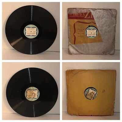 LIGHTNING JIM 16" Radio Transcription Disc 40s In Sleeve Program 9 & 10 Part 1 Foto 1 de 4